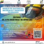 Se dictará Curso Manejo de Sustancias, Materiales y Desechos Peligrosos