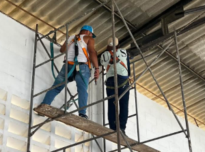 Realizan trabajos de recuperación en cancha de la UPTZ